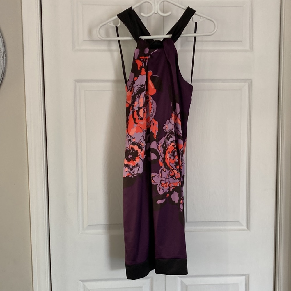 floral halter midi dress - Picture 2 of 8